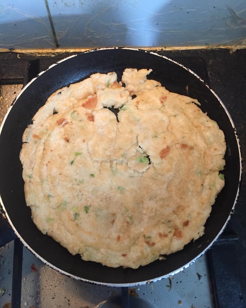 面粉鸡蛋薄饼 葱油甜面饼