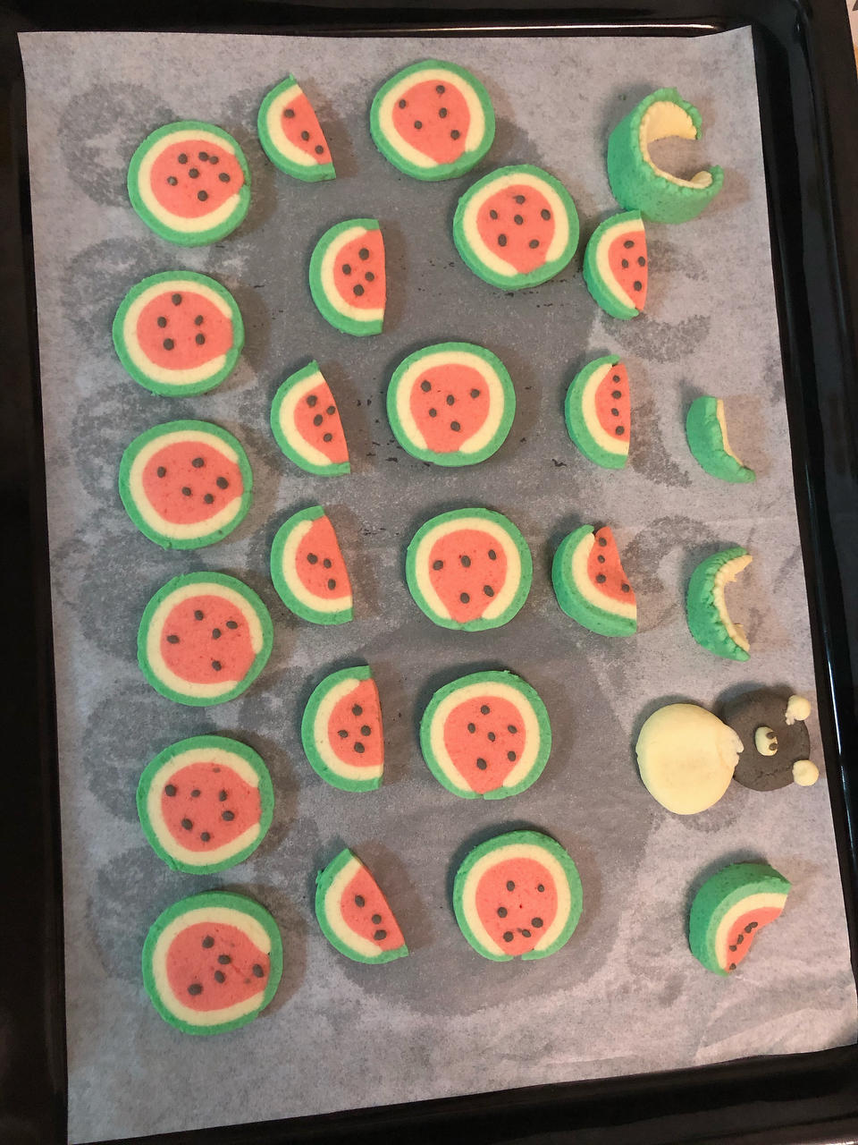 免打发❗零失败可爱西瓜🍉曲奇饼干