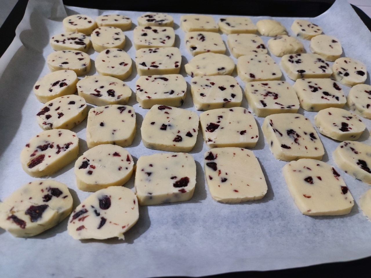蔓越莓曲奇饼干 最最最简单的黄油饼干