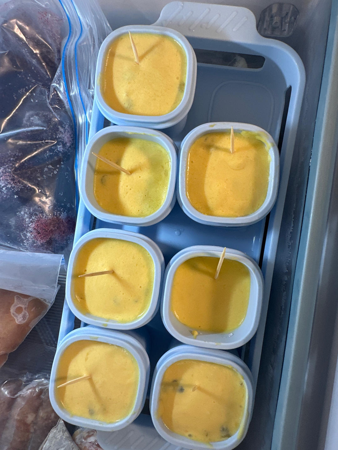 纯纯无添加芒果百香果冰淇淋 小美版