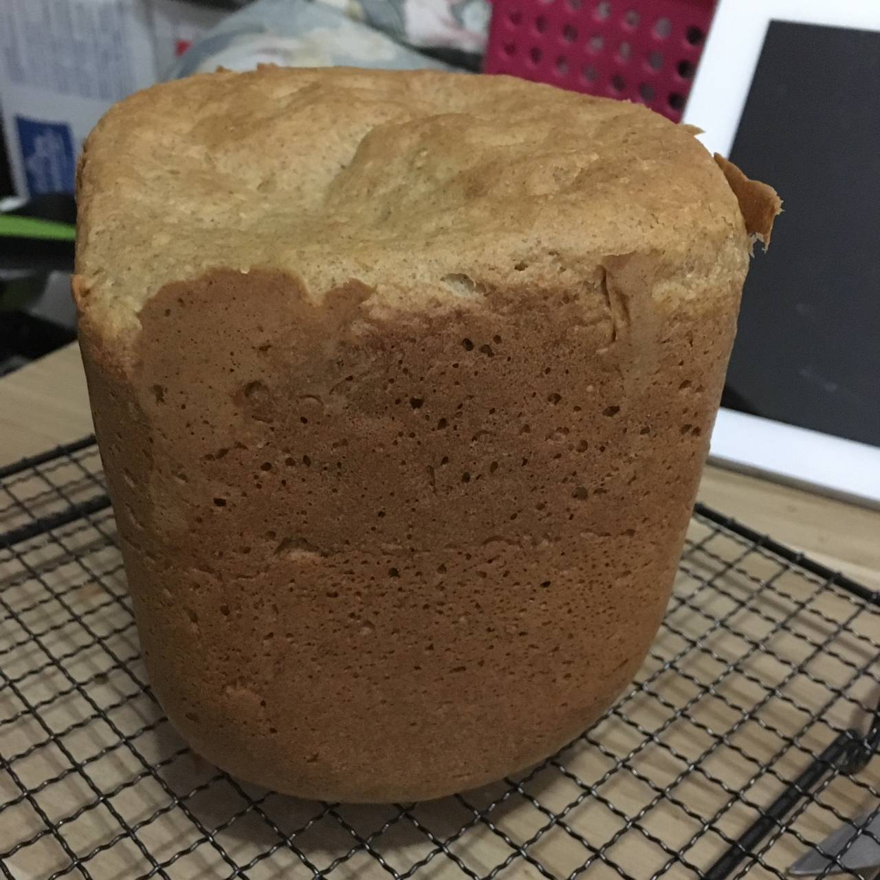 “酒酿葡萄干面包”--面包机版