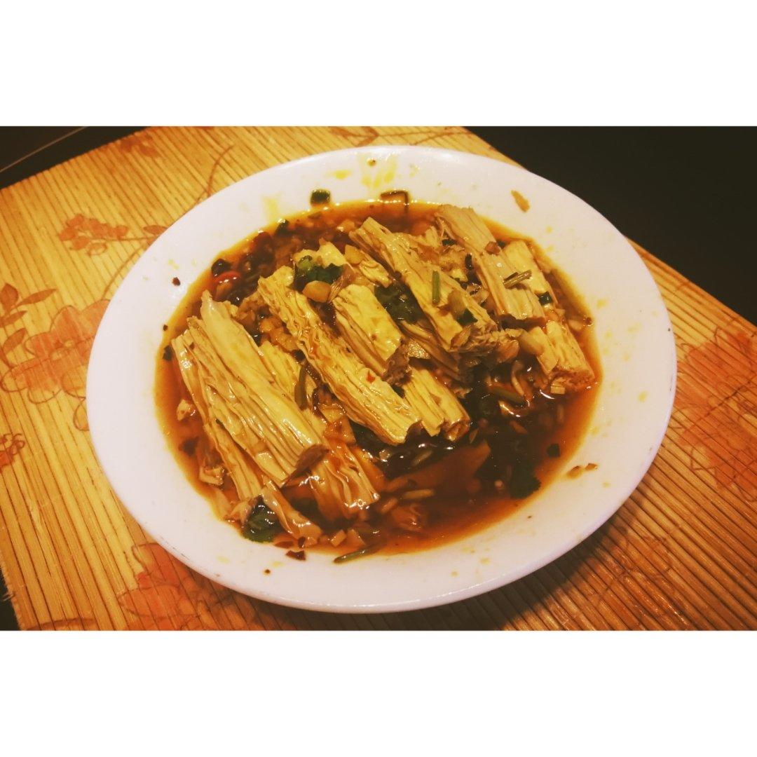 凉拌腐竹