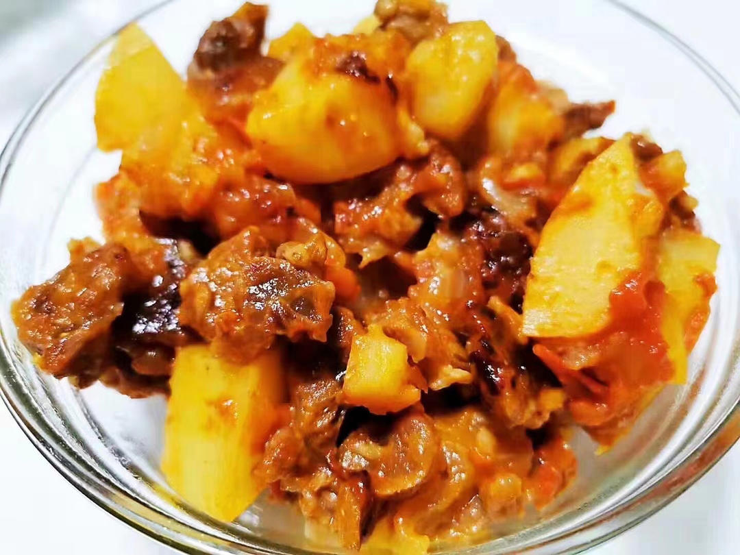 西红柿土豆炖牛肉
