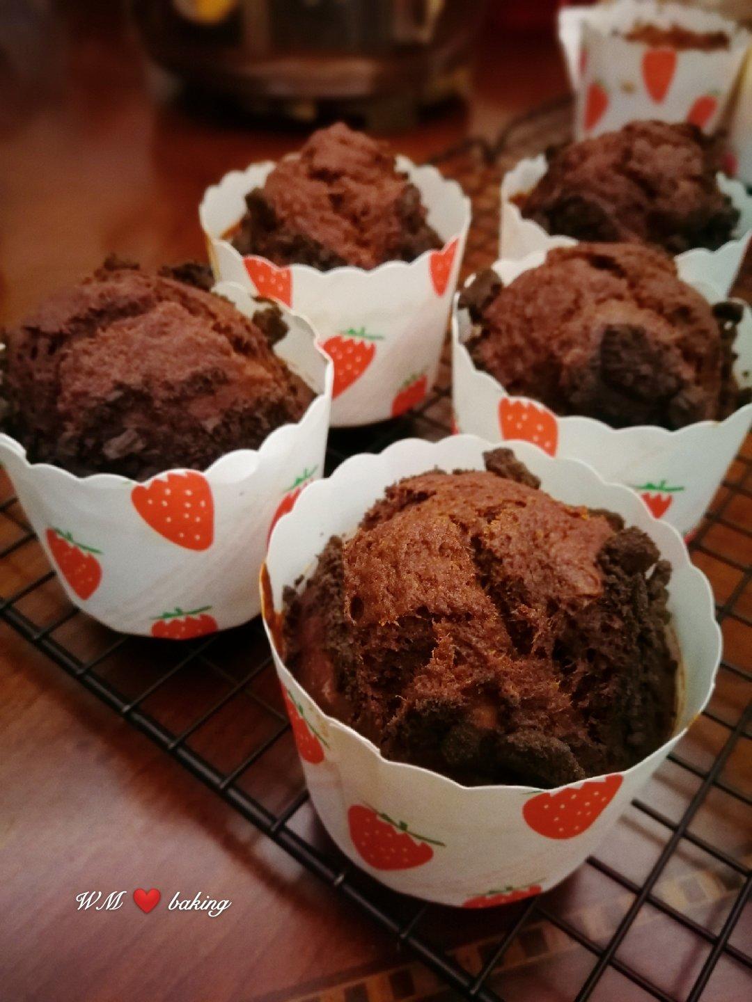 奥利奥可可马芬纸杯蛋糕