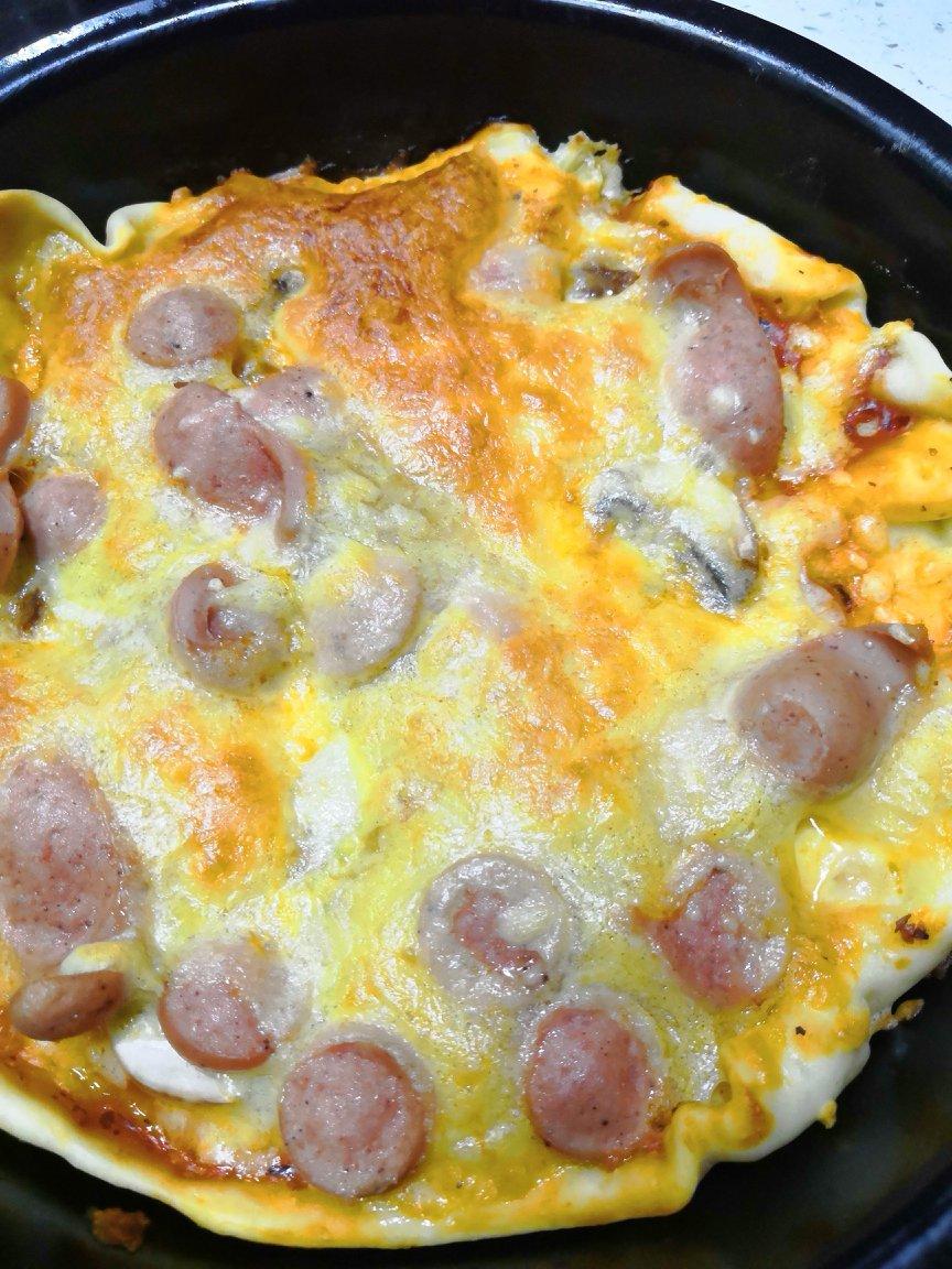 鲜虾培根薄披萨—海氏烤箱定制