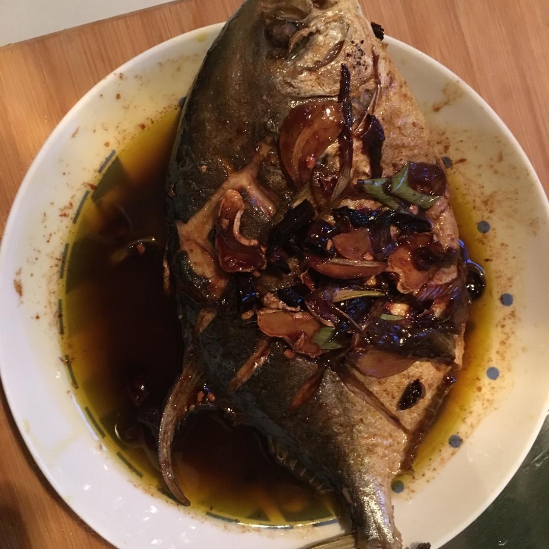 家常红烧鲳鱼