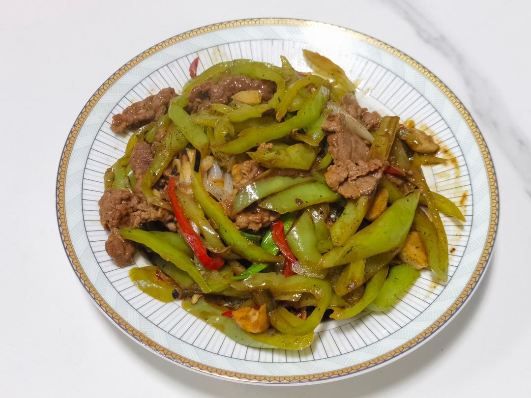 青椒🫑炒肉丝