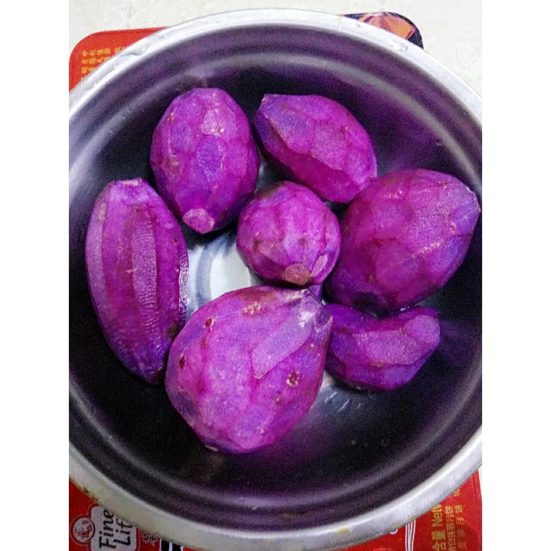 蒸紫薯