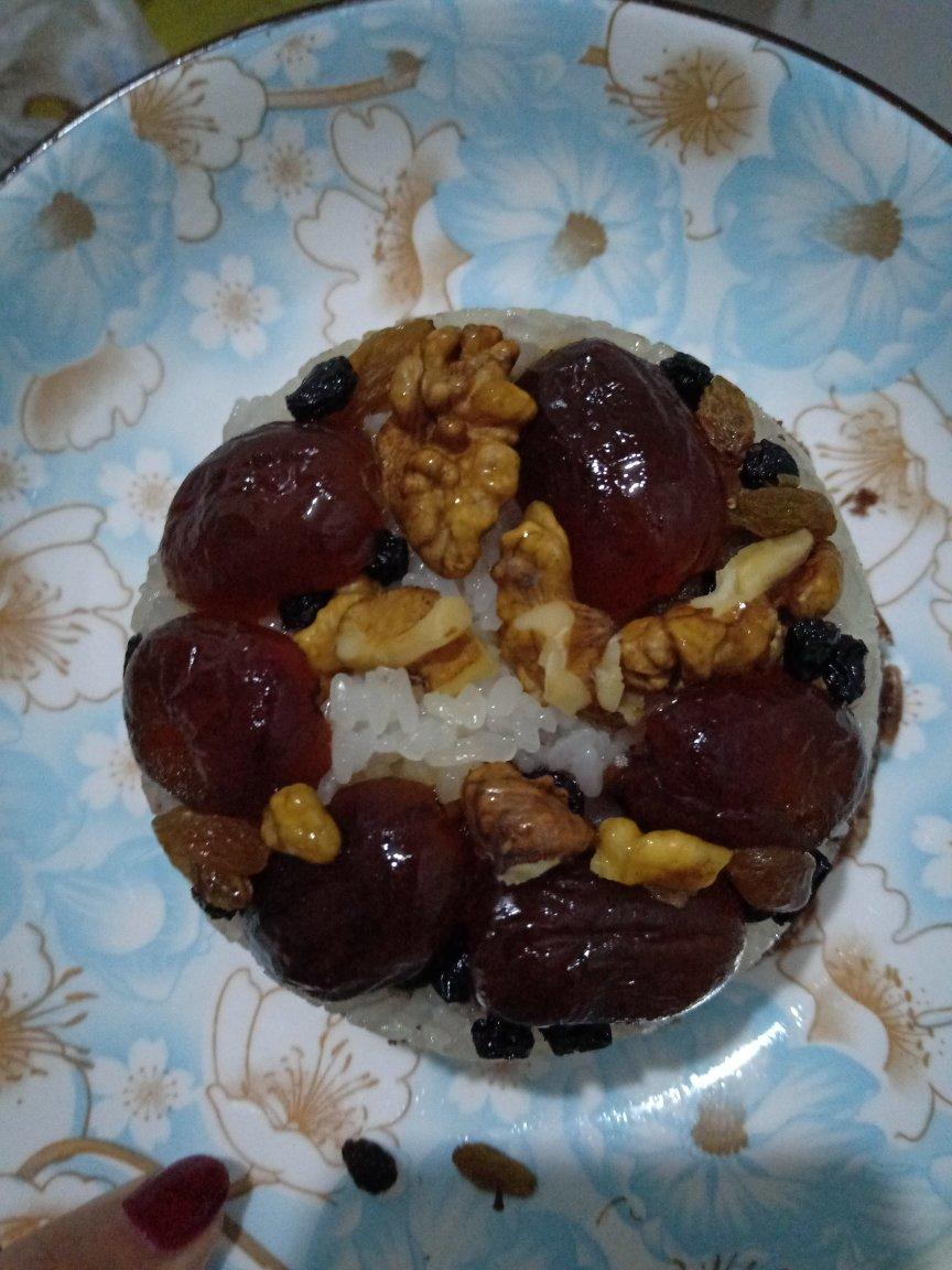 健康无油版豆沙糯米八宝饭