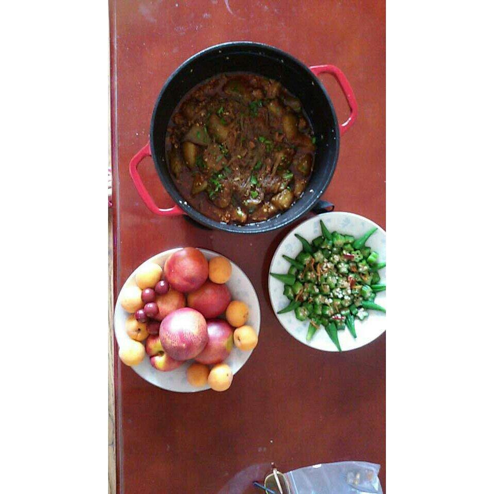 肉末茄子粉丝煲