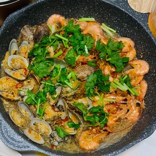 花甲粉丝煲的做法