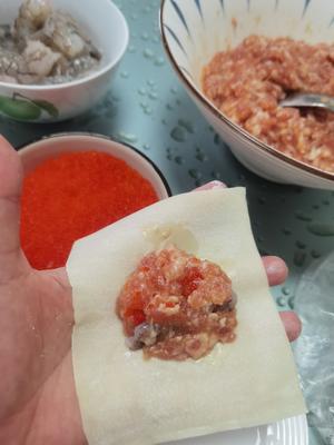 鲜肉虾仁蟹籽馄饨的做法 步骤6