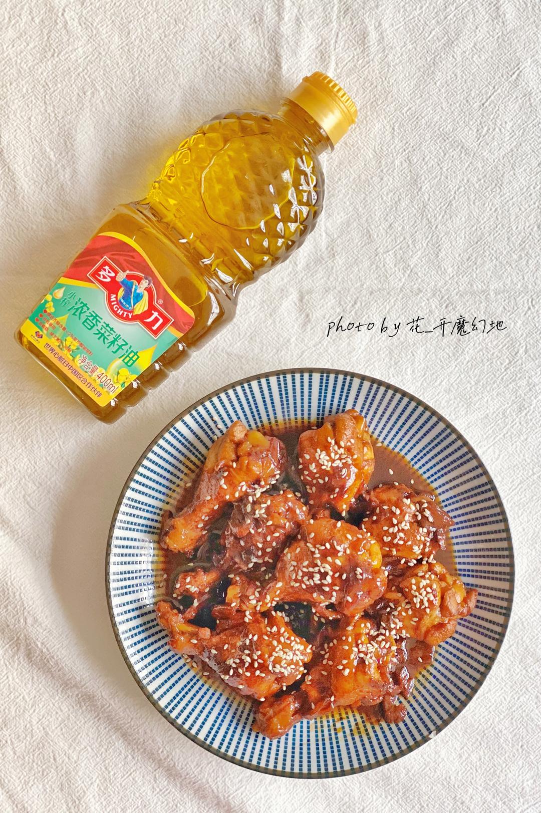 家常蒜香烧翅根的做法