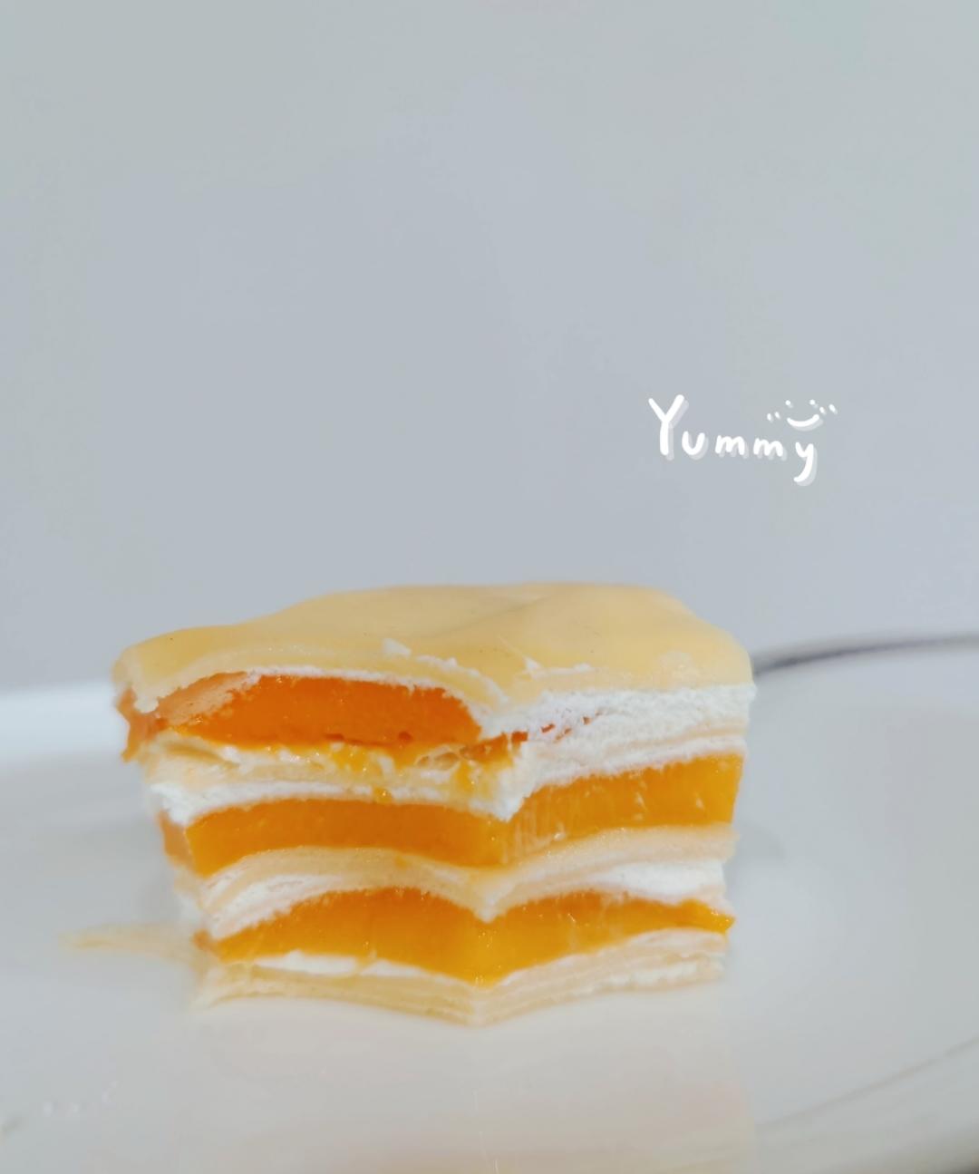 芒果千层蛋糕，100%成功告别煎皮无能