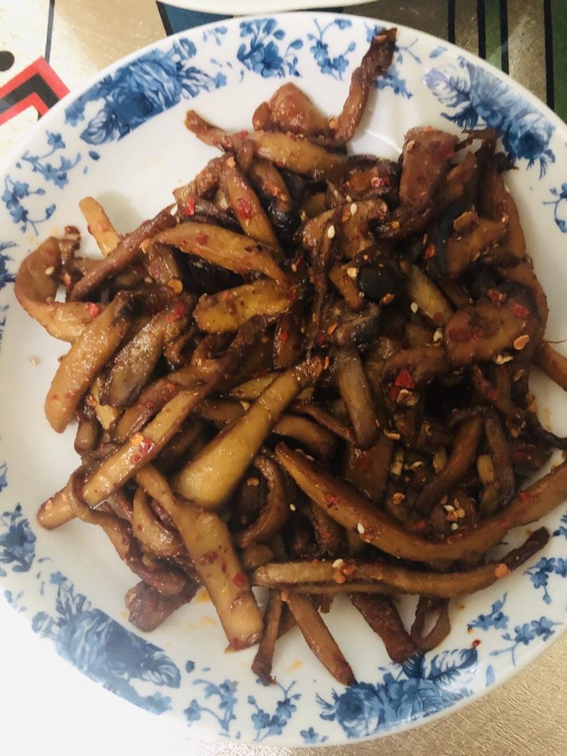 干煸手撕杏鲍菇