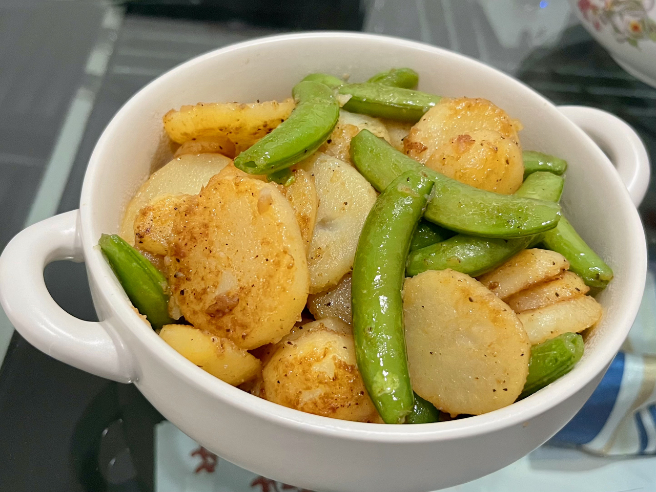 土豆🥔豌豆配😝的做法