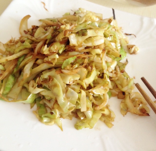 炝锅圆白菜丝