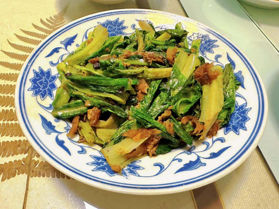 豆豉鲮鱼油麦菜