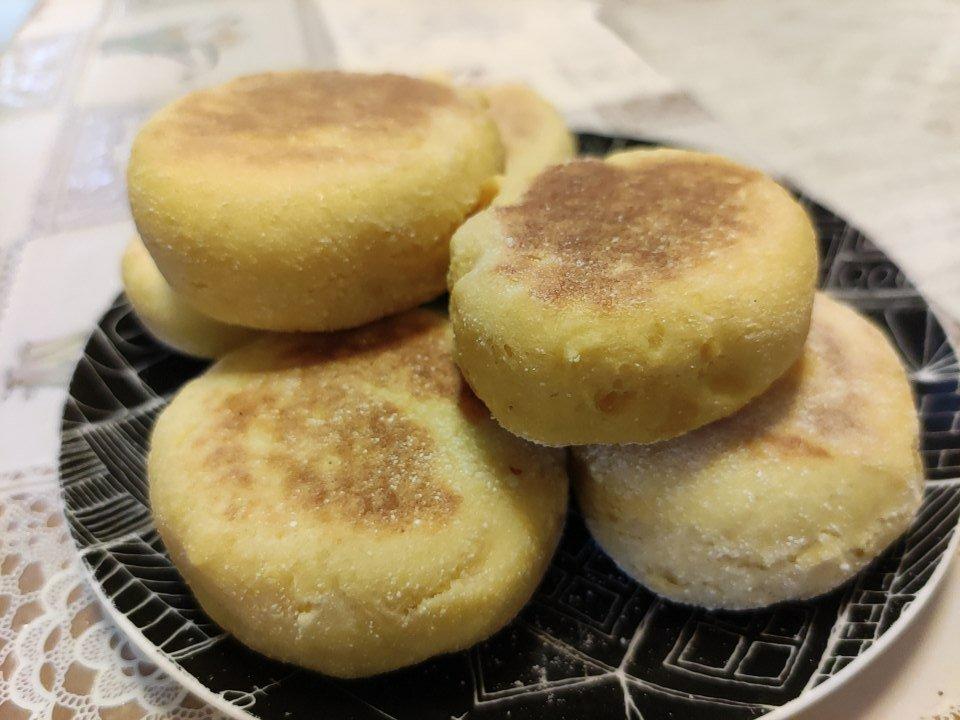 超好吃的大米粉奶香鸡蛋发面饼——五丰大米