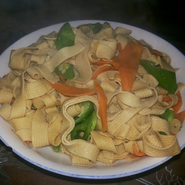 东北尖椒干豆腐