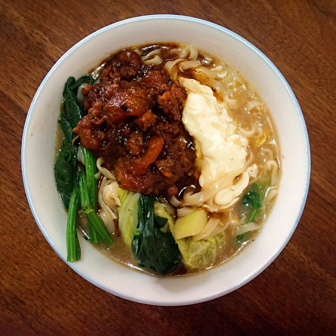 家常肉末面