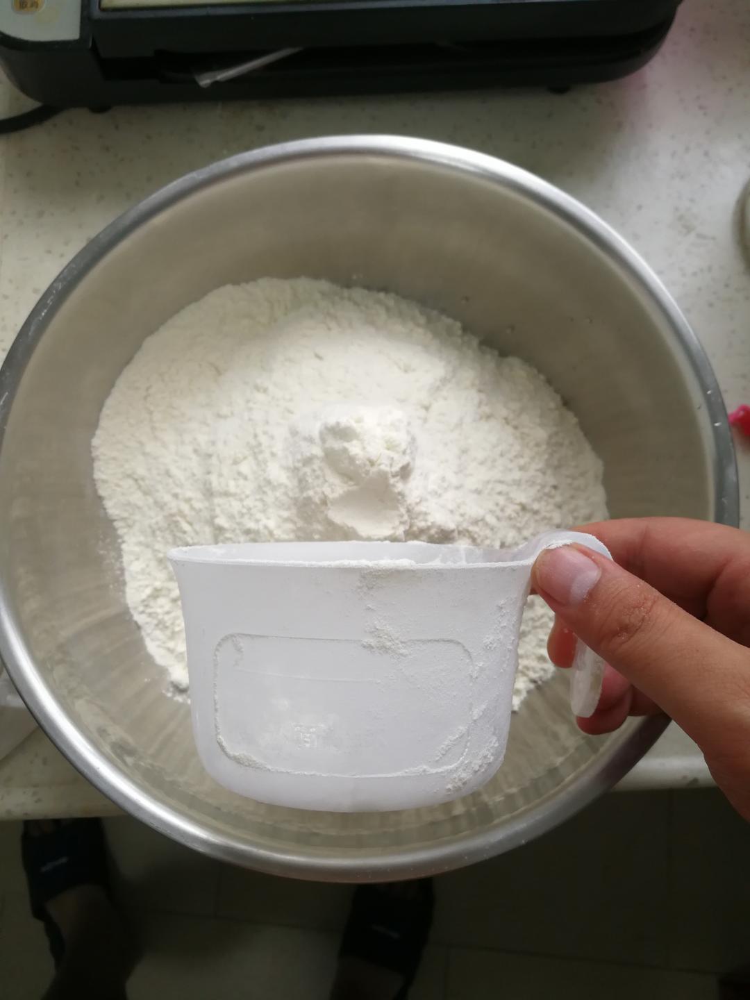 纯奶手撕吐司的做法 步骤1