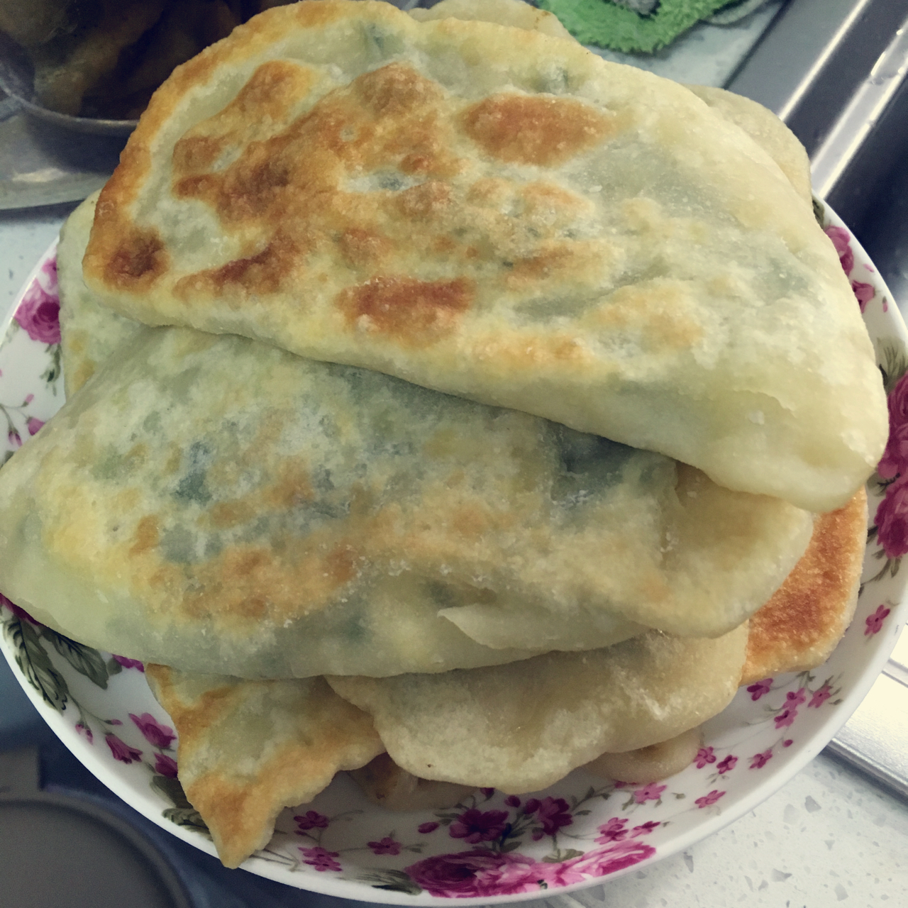 韭菜盒子 Chinese Leek and Egg Pasty