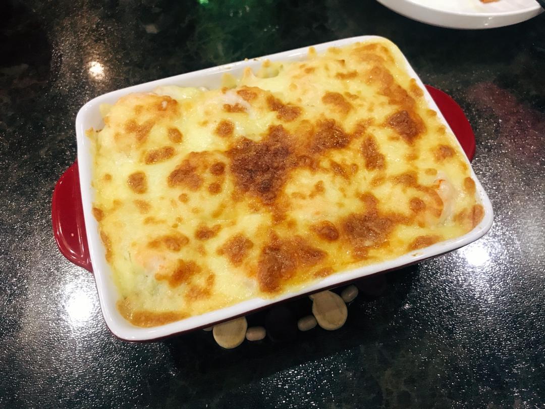 鲜虾芝士焗土豆