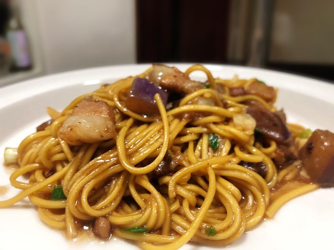 茄子焖面