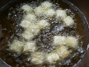 看了这道菜，注意你的口水哟~菠萝咕噜豆腐·圆满素食的做法 步骤5