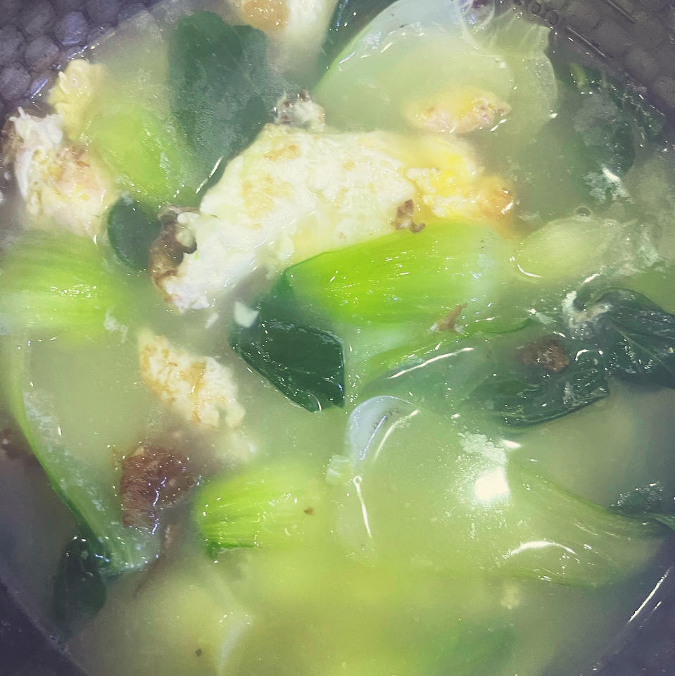 快手汤｜青菜鸡蛋汤