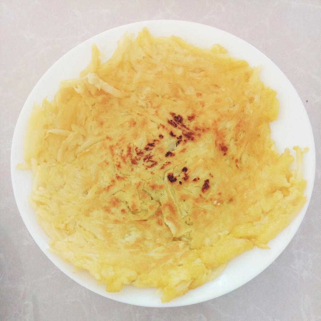 土豆丝鸡蛋饼