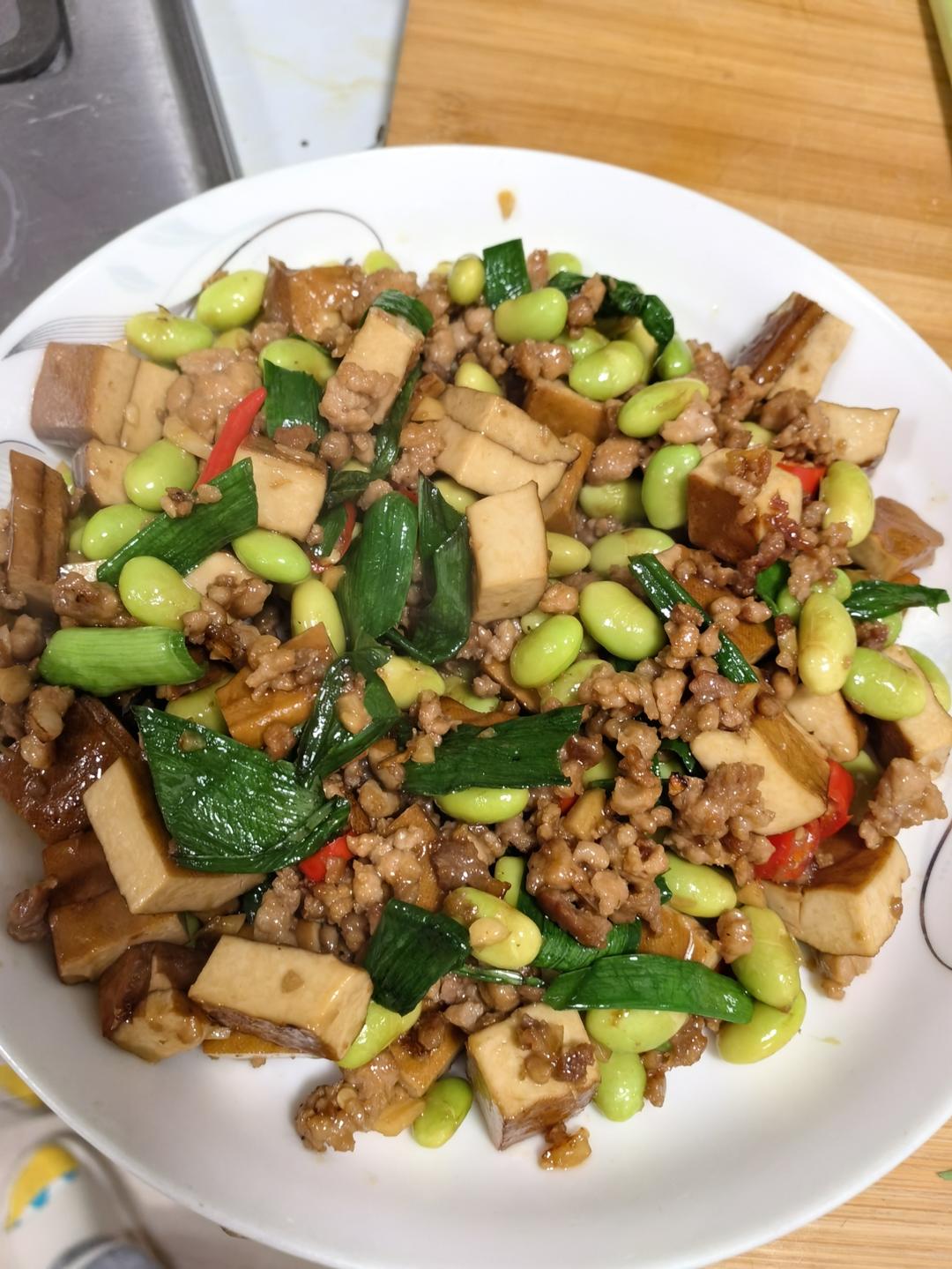 毛豆炒香干｜家常小炒