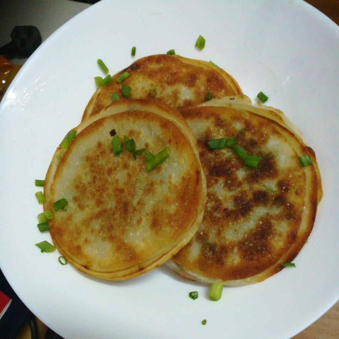饺子皮葱油饼