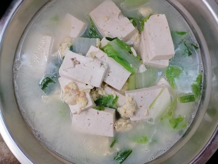 白菜豆腐汤