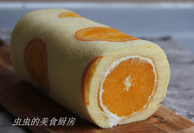 特别合适夏天的橙子蛋糕卷的做法