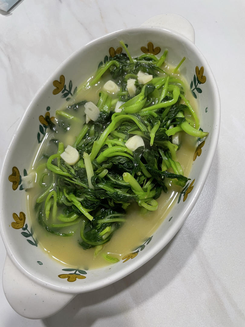 上汤鸡毛菜