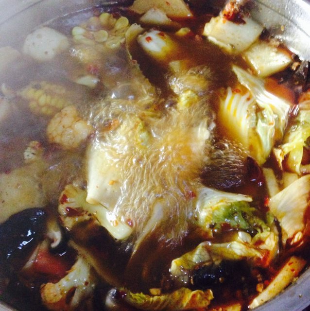 自制麻辣重庆火锅