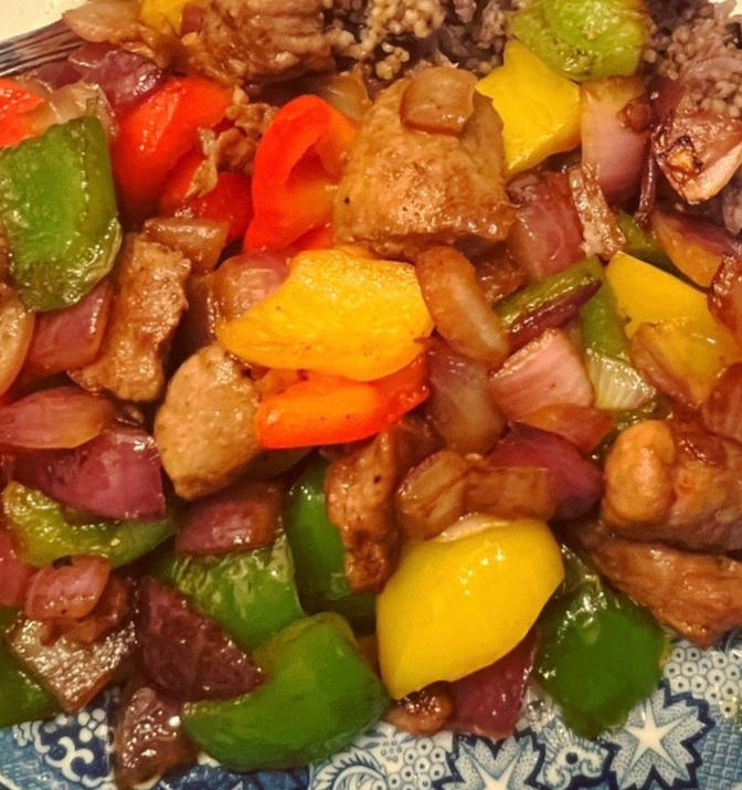 低脂美味黑椒牛肉粒