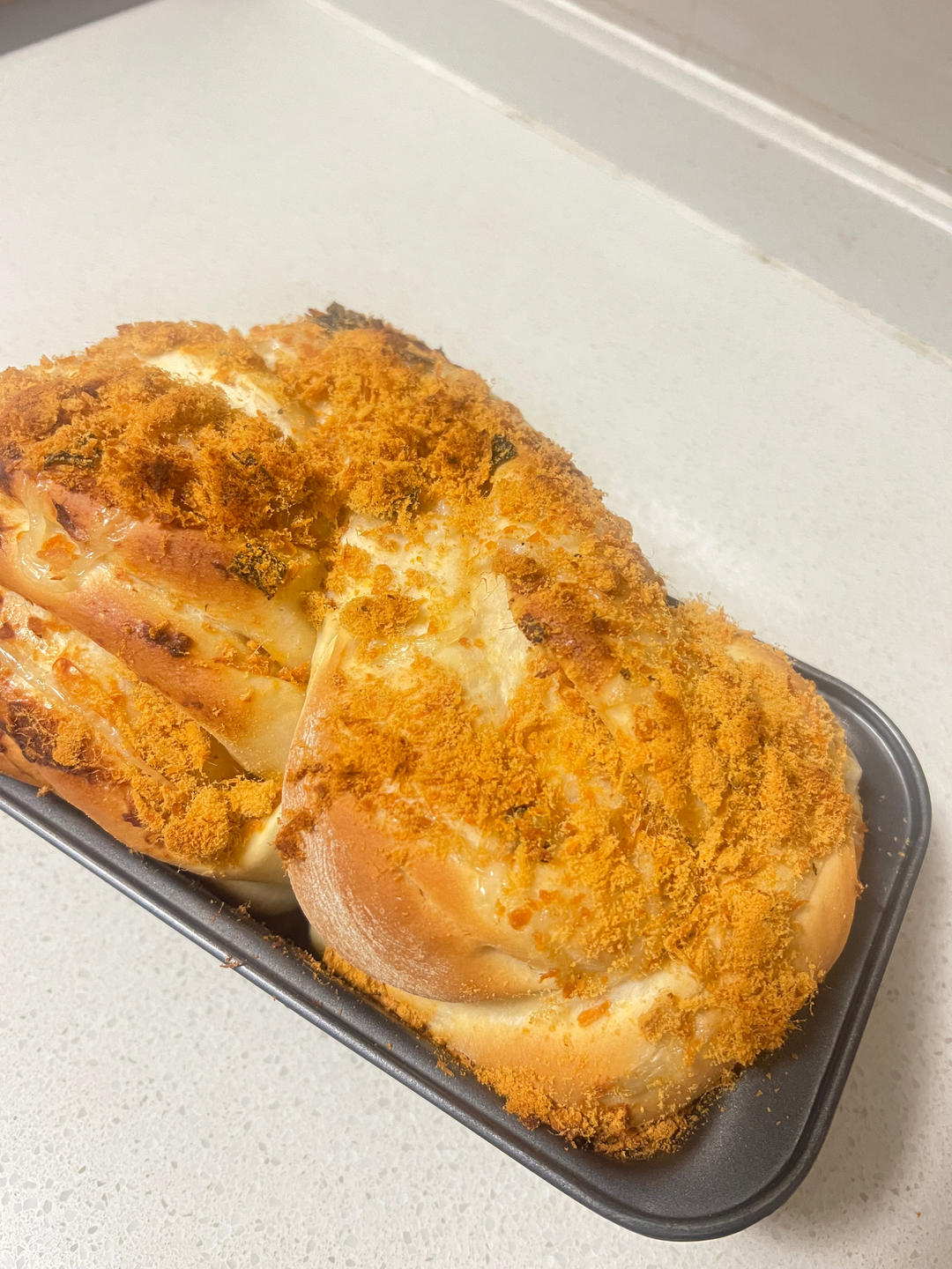 咸香松软～保姆级教程‼️葱香肉松手撕吐司