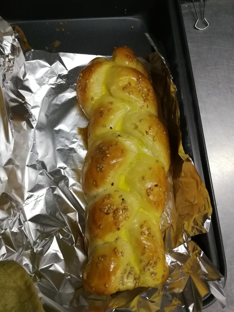 酸奶辫子面包（一次发酵）