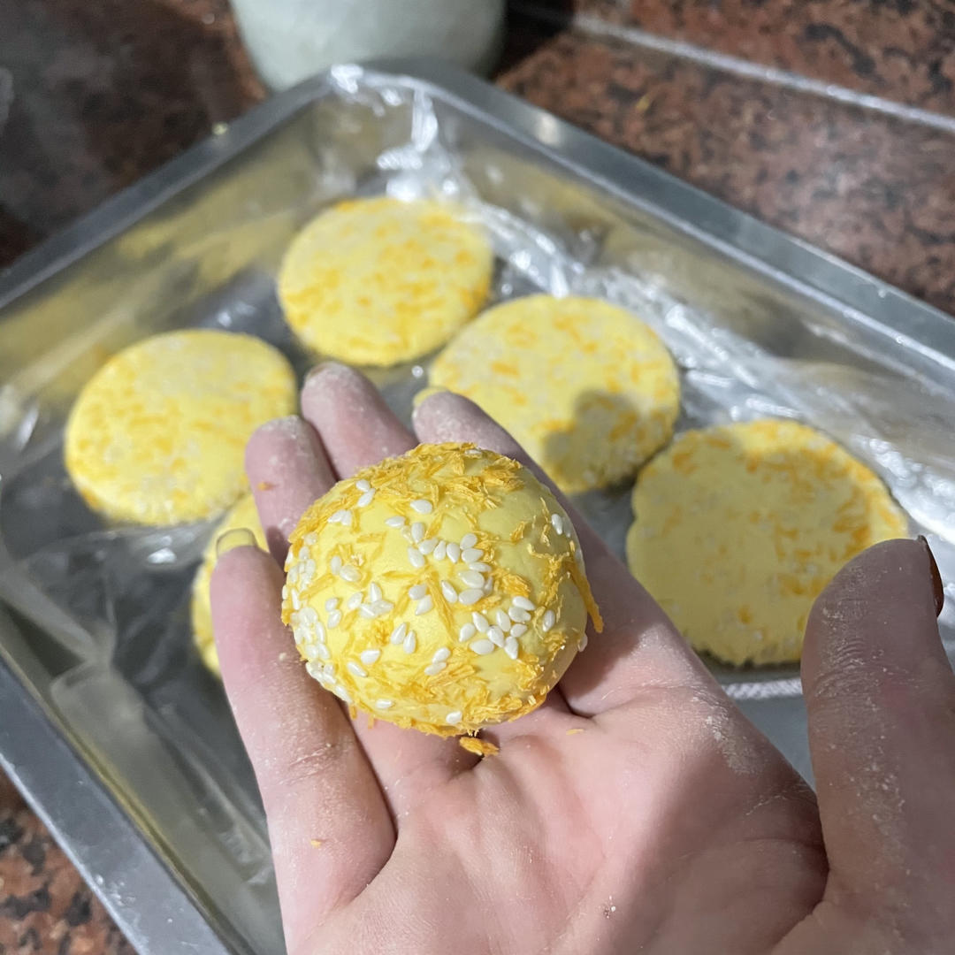 不会变形的南瓜饼