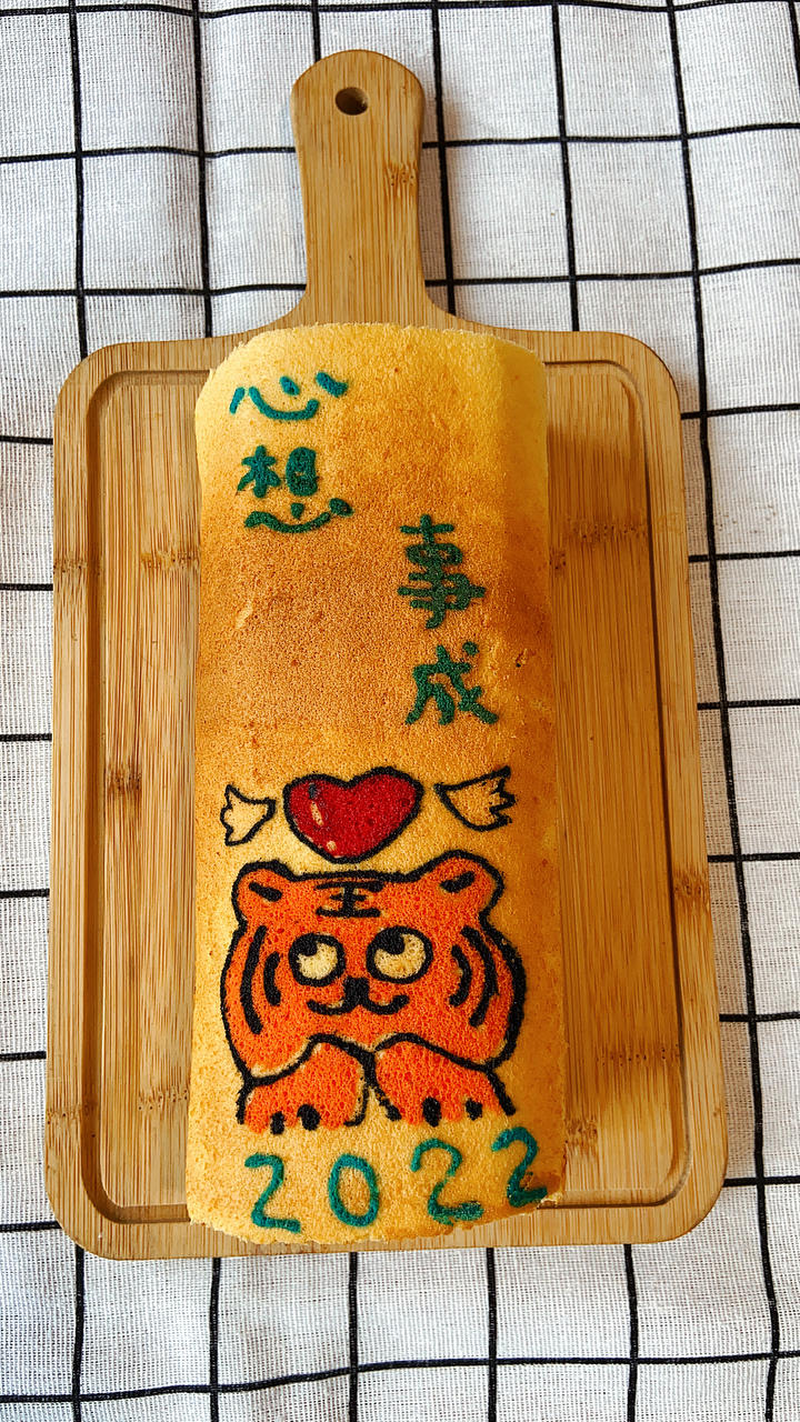 内外兼修的治愈系草莓天使蛋糕卷