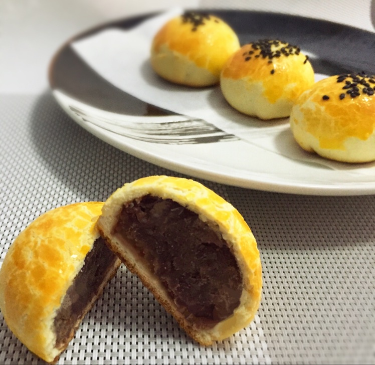 【炼乳蛋黄果子】无油 简单