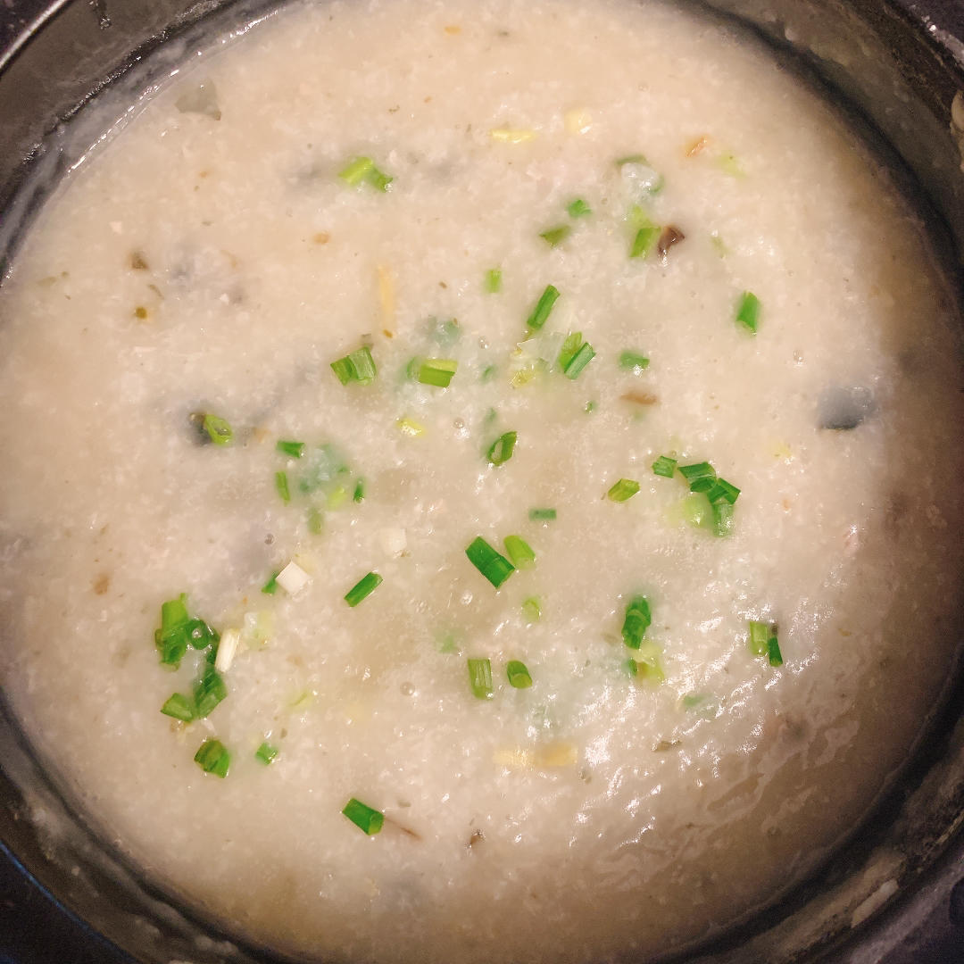 老火皮蛋瘦肉粥，老味道，家常做法