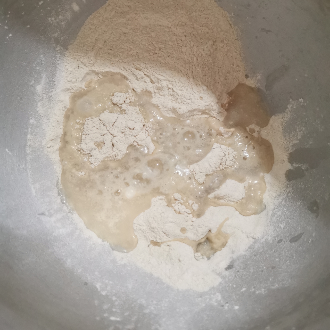 高蛋白魔芋面包🍞｜软弹的谷朊粉版本的做法 步骤1