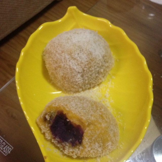椰香南瓜紫薯糯米糍