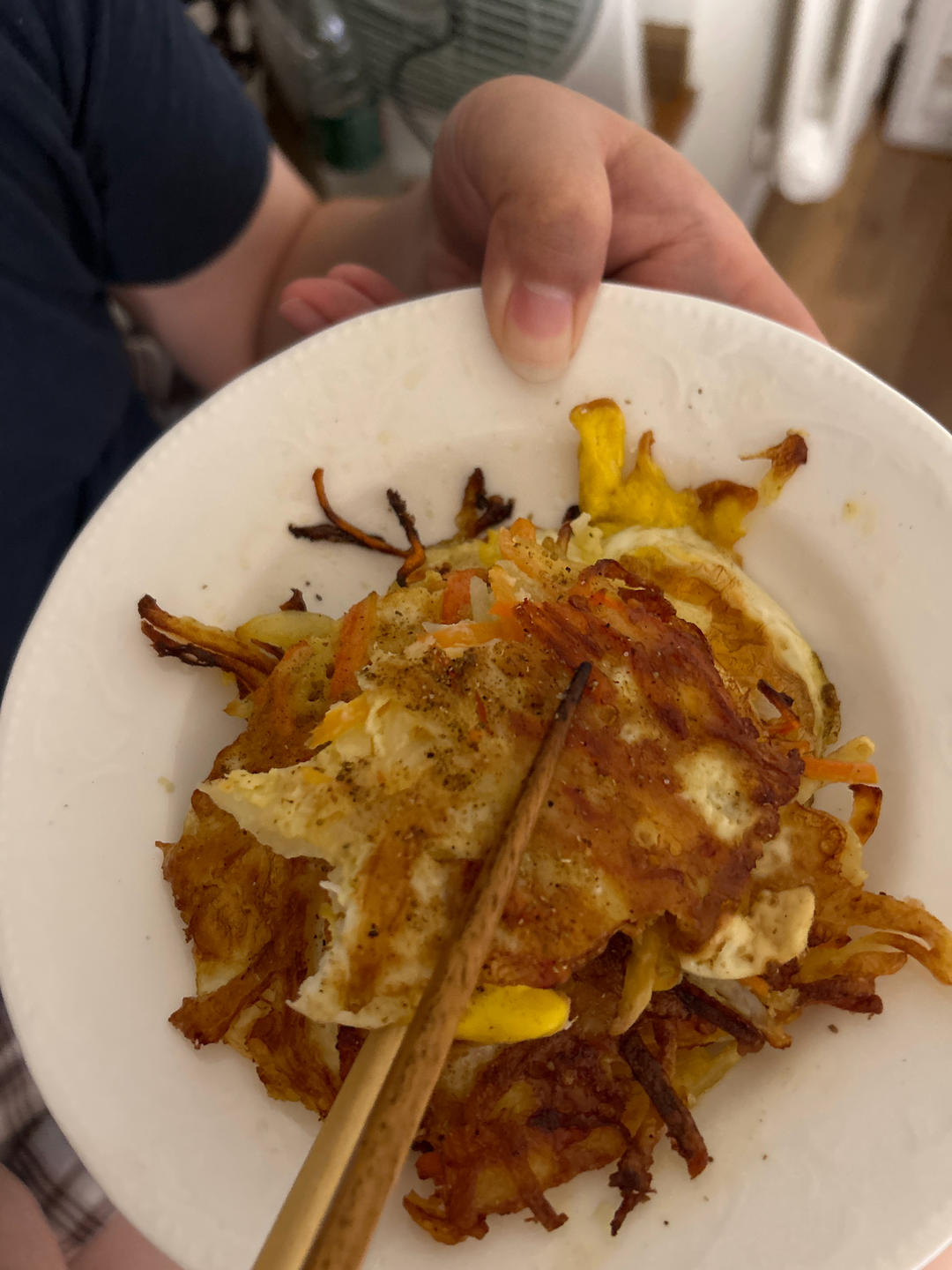 早餐饼(土豆丝饼、土豆丝鸡蛋饼)