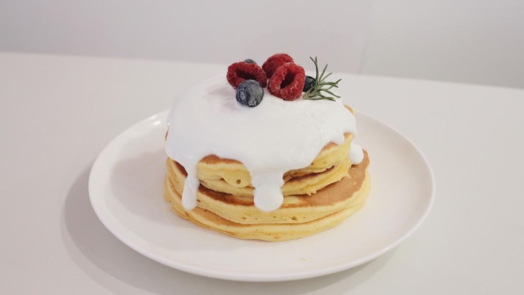 原味松饼Pancake。