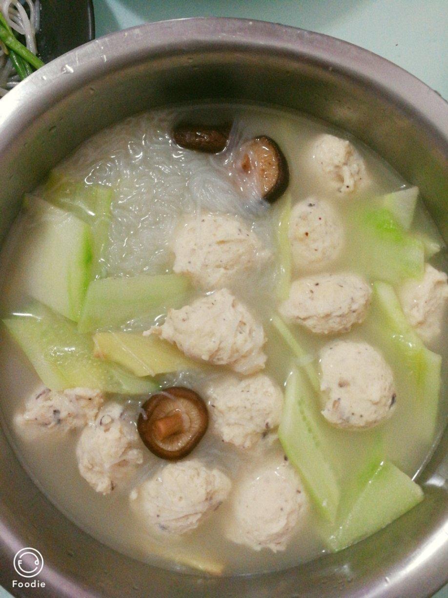 面包机香菇鸡肉丸